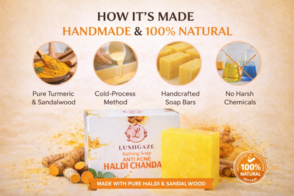 BATHING SOAP ANTI ACNE HALDI CHANDAN