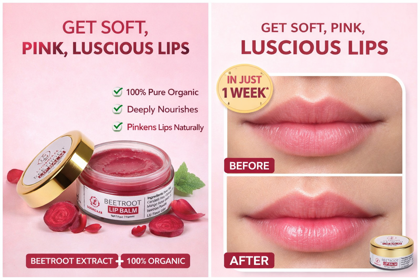 Beetroot Lip Balm
