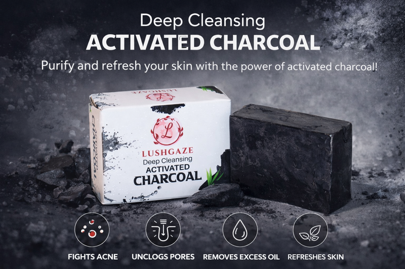 BATHING SOAP DEEP CLEANSING ACTIVATED CHARCOAL